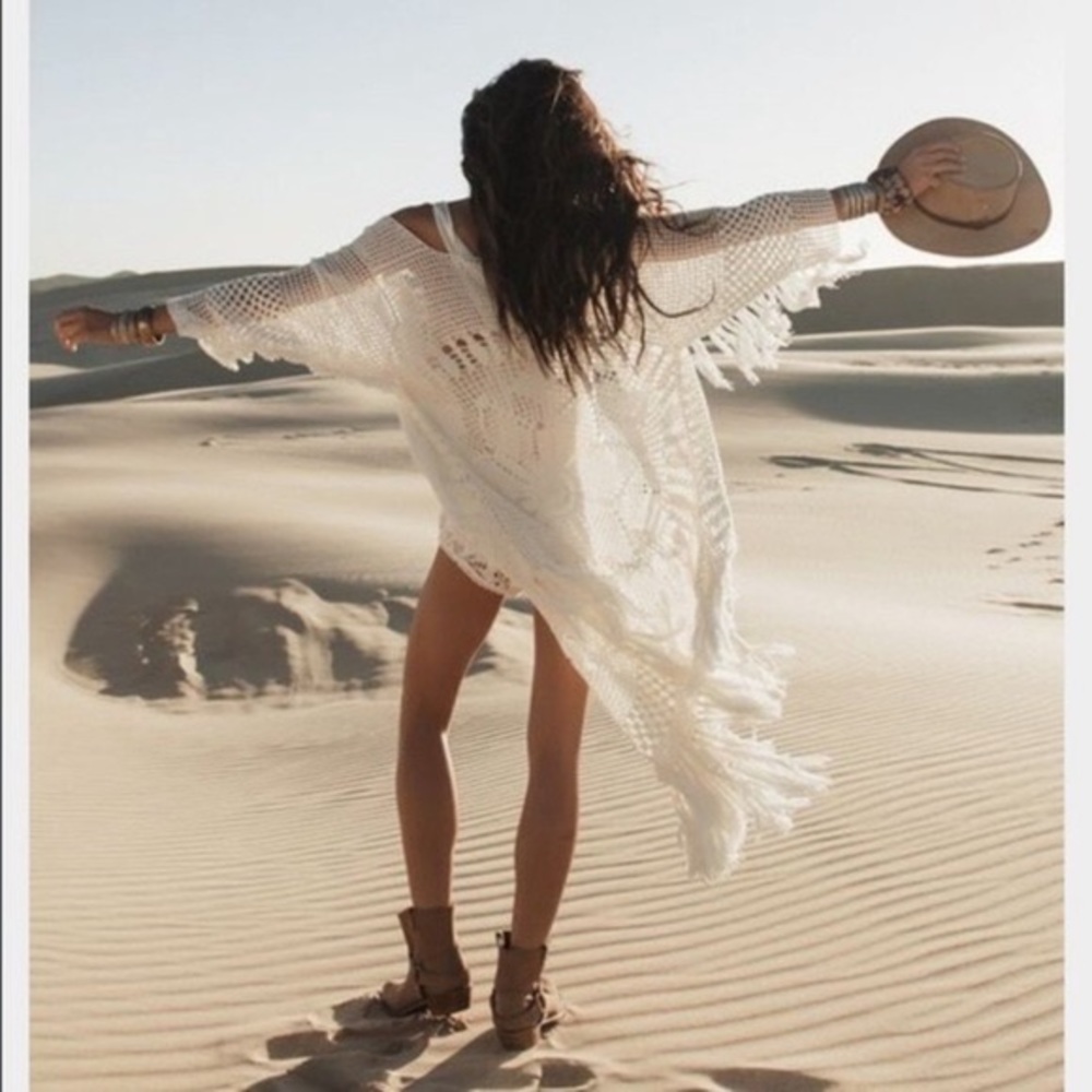 Spell & the Gypsy Mandala Crochet Coat Duster Cardigan